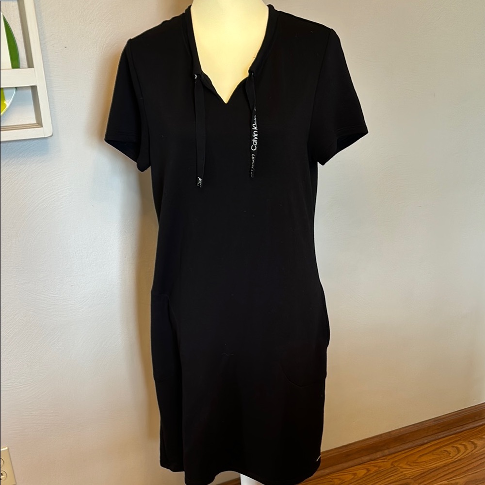 Sporty Calvin Klein Black Dress